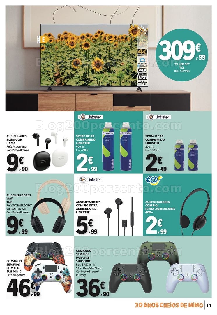 Antevisão Folheto E-LECLERC Bazar Promoções de 10 a 23 setembro